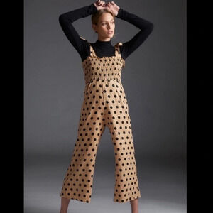 Faithfull the Brand Halli Jumpsuit in Emelda Dot biscuit